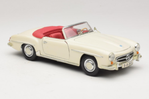 Mercedes 190SL Hvid Maisto 1:18 50274 Metal — billede 6 af 8