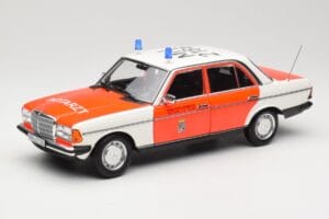 Mercedes 200 W123 Ambulance Hvid Norev 1:18 183834 Metal