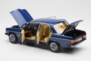 Mercedes 200 W123 Surf Blå Norev 1:18 183710 Metal — billede 5 af 8