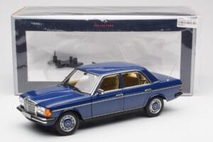 Mercedes 200 W123 Surf Blå Norev 1:18 183710 Metal — billede 8 af 8