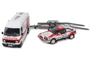 Mercedes 208D + Toyota Celica ST165 Gr.A RAC Safari 1990 Otto 1:18 OT480 Resin — billede 3 af 4