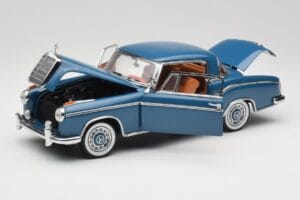 Mercedes 220 SE W128 Blå Sun Star 1:18 3561 Metal — billede 2 af 8