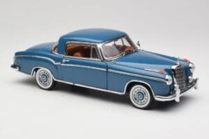 Mercedes 220 SE W128 Blå Sun Star 1:18 3561 Metal — billede 6 af 8