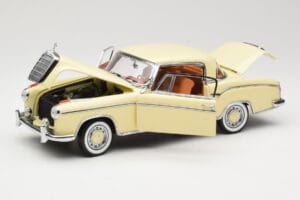 Mercedes 220 SE W128 Coupe Beige Sun Star 1:18 3562 Metal — billede 2 af 8