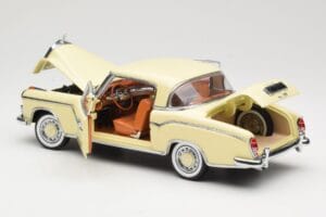 Mercedes 220 SE W128 Coupe Beige Sun Star 1:18 3562 Metal — billede 5 af 8