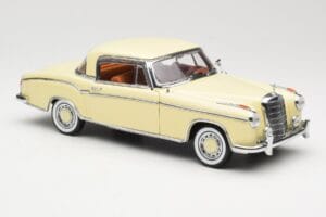 Mercedes 220 SE W128 Coupe Beige Sun Star 1:18 3562 Metal — billede 6 af 8