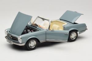 Mercedes 230 SL W113 Horizon Blue Norev 1:18 183992 Metal — billede 2 af 9