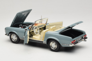 Mercedes 230 SL W113 Horizon Blue Norev 1:18 183992 Metal — billede 6 af 9