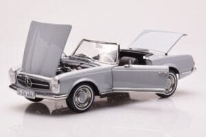Mercedes 230 SL W113 Pagoda Grå Norev 1:18 183990 Metal — billede 2 af 8