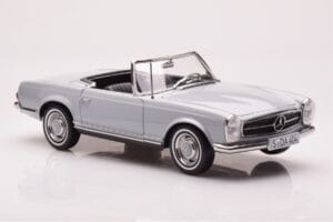 Mercedes 230 SL W113 Pagoda Grå Norev 1:18 183990 Metal — billede 6 af 8