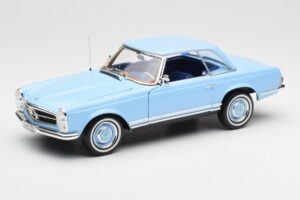 Mercedes 230 SL W113 Pagoda Horizon Blå Forhandlerudgave Norev 1:18 B66040633 Metal — billede 3 af 10