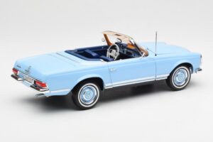Mercedes 230 SL W113 Pagoda Horizon Blå Forhandlerudgave Norev 1:18 B66040633 Metal — billede 4 af 10