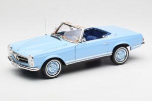 Mercedes 230 SL W113 Pagoda Horizon Blå Forhandlerudgave Norev 1:18 B66040633 Metal