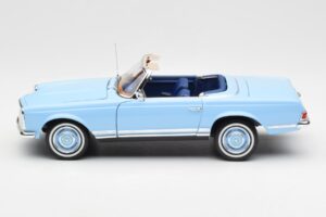 Mercedes 230 SL W113 Pagoda Horizon Blå Forhandlerudgave Norev 1:18 B66040633 Metal — billede 6 af 10