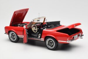 Mercedes 230 SL W113 Pagoda Rød Norev 1:18 B660640596 Metal — billede 5 af 8