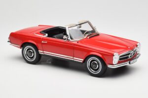 Mercedes 230 SL W113 Pagoda Rød Norev 1:18 B660640596 Metal — billede 6 af 8