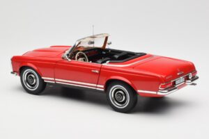 Mercedes 230 SL W113 Pagoda Rød Norev 1:18 B660640596 Metal — billede 7 af 8