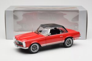 Mercedes 230 SL W113 Pagoda Rød Norev 1:18 B660640596 Metal — billede 8 af 8