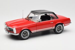 Mercedes 230 SL W113 Pagoda Rød Norev 1:18 B660640596 Metal