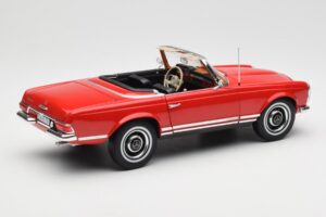 Mercedes 230 SL W113 Pagoda Rød Norev 1:18 B660640596 Metal — billede 3 af 8