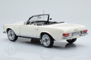 Mercedes 230 SL W113 Pagoda Hvid Begrænset Udgave Norev 1:18 183768 Metal — billede 8 af 9