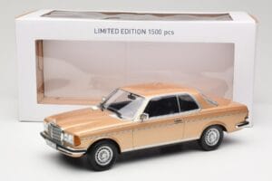 Mercedes 280 CE C123 Guld Norev 1:18 183587 Metal — billede 6 af 6