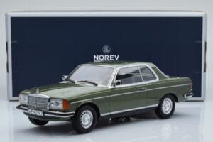 Mercedes 280 CE W123 Coupe Grøn Norev 1:18 183704 Metal — billede 6 af 6