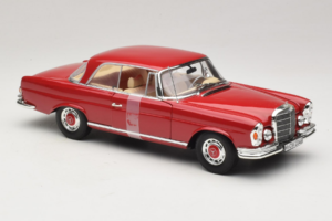 Mercedes 280 SE Coupe Rød Norev 1:18 183527 Metal — billede 4 af 6