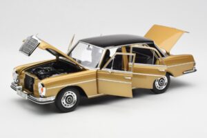 Mercedes 280 SE W108 Beige Forhandlerudgave Norev 1:18 B66040680 Metal — billede 2 af 8