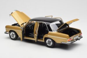 Mercedes 280 SE W108 Beige Forhandlerudgave Norev 1:18 B66040680 Metal — billede 5 af 8