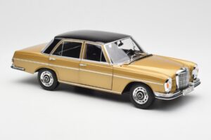 Mercedes 280 SE W108 Beige Forhandlerudgave Norev 1:18 B66040680 Metal — billede 6 af 8