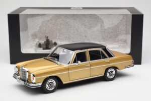 Mercedes 280 SE W108 Beige Forhandlerudgave Norev 1:18 B66040680 Metal — billede 8 af 8