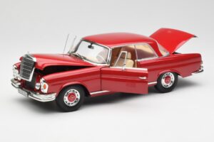 Mercedes 280 SE W108 Rød Norev 1:18 193527 Metal — billede 2 af 8