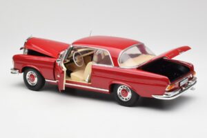 Mercedes 280 SE W108 Rød Norev 1:18 193527 Metal — billede 5 af 8