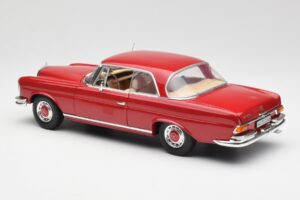 Mercedes 280 SE W108 Rød Norev 1:18 193527 Metal — billede 7 af 8
