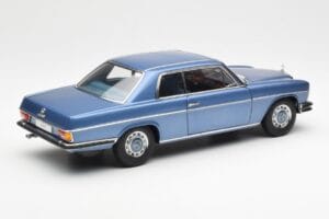 Mercedes 280C/8 W114 Coupe Blå Metallic AUTOart 1:18 76187 Metal — billede 3 af 8