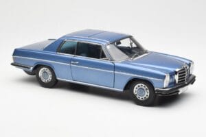 Mercedes 280C/8 W114 Coupe Blå Metallic AUTOart 1:18 76187 Metal — billede 6 af 8