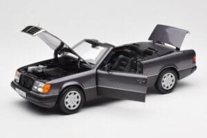 Mercedes 300 CE-24 W124 Cabriolet Lilla Metallic Norev 1:18 183567 Metal — billede 2 af 10