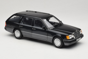 Mercedes 300 D W124 Stationcar Sort Norev 1:18 183960 Metal — billede 6 af 8