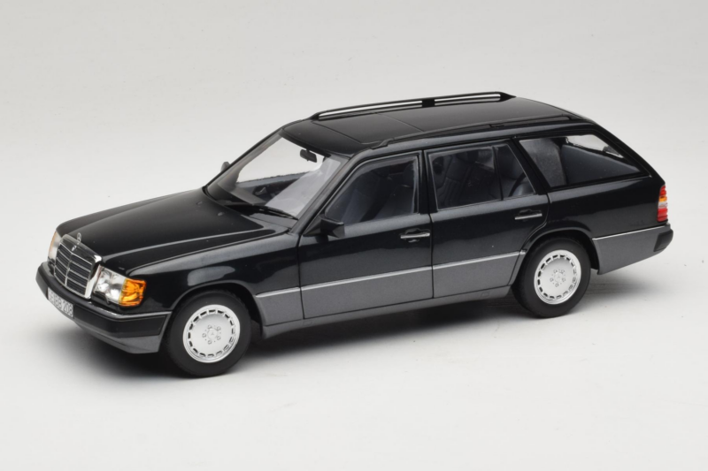 Mercedes 300 D W124 Stationcar Sort Norev 1:18 183960 Metal