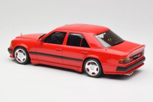 Mercedes 300E W124 6.0 AMG Signal Rød Otto 1:18 OT1104 Resin — billede 5 af 6