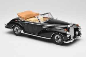 Mercedes 300 SC W188 Cabriolet Sort KK-Scale 1:18 KKDC180941 Metal — billede 4 af 6