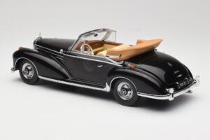 Mercedes 300 SC W188 Cabriolet Sort KK-Scale 1:18 KKDC180941 Metal — billede 5 af 6