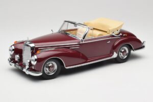 Mercedes 300 SC W188 Cabriolet Mørkrød KK-Scale 1:18 KKDC180942 Metal