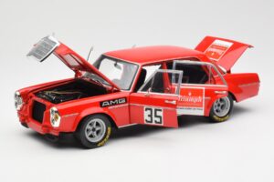 Mercedes 300 SEL 6.8 #35 H. Kelleners Hockenheim 1973 Minichamps 1:18 100713435 Metal — billede 2 af 8