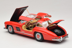 Mercedes 300 SL Gullwing Rød Minichamps 1:18 180039001 Metal — billede 5 af 8