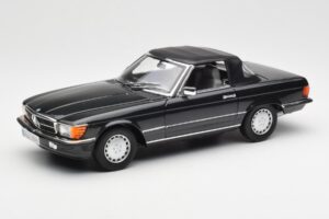 Mercedes 300 SL R107 Sort Pearl Forhandlerudgave Norev 1:18 B66040678 Metal — billede 3 af 10