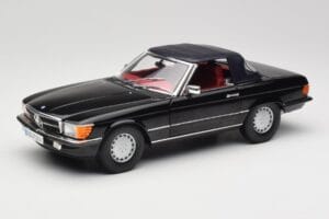 Mercedes 300 SL R107 Sort Norev 1:18 183511 Metal