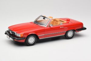 Mercedes 300 SL R107 Rød Norev 1:18 B66040623 Metal
