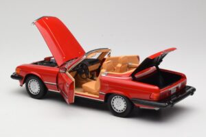 Mercedes 300 SL R107 Rød Norev 1:18 B66040623 Metal — billede 5 af 8